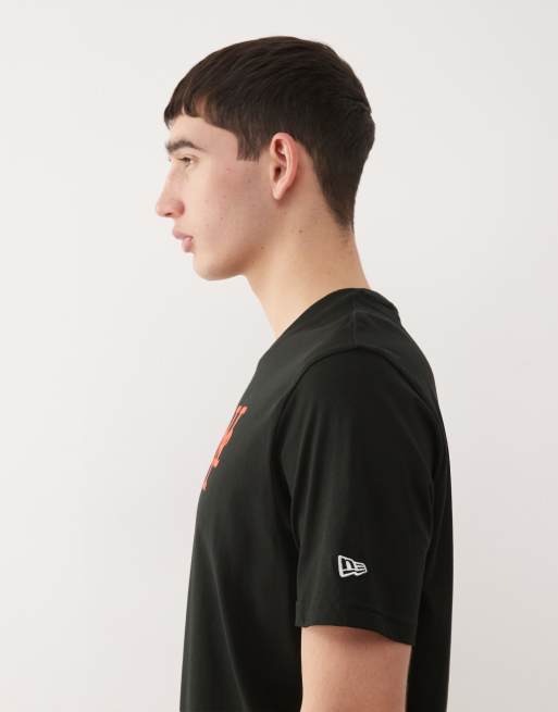 New Era NY Mets graphic regular fit t-shirt with back print in black, 4 of 5