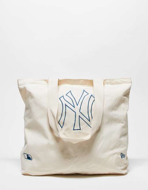 New Era – NY – Torba typu tote w kolorze złamanej bieli