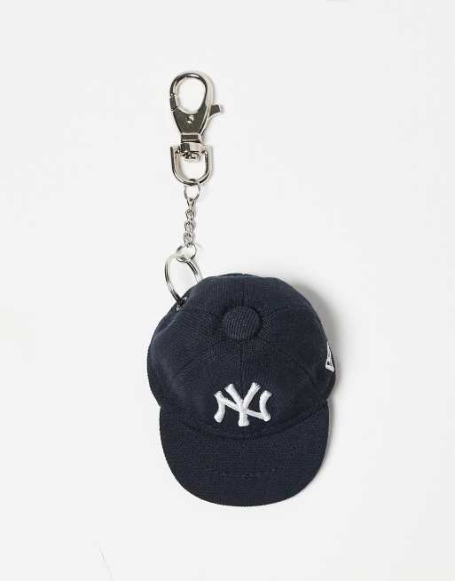 New Era – NY Yankee – Schlüsselring mit Minikappe in Marineblau