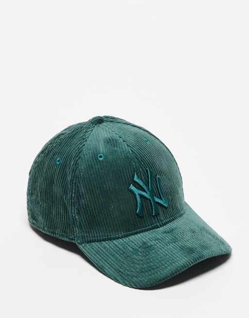 New Era – NY Yankees 39thirty – Zielona sztruksowa czapka z daszkiem