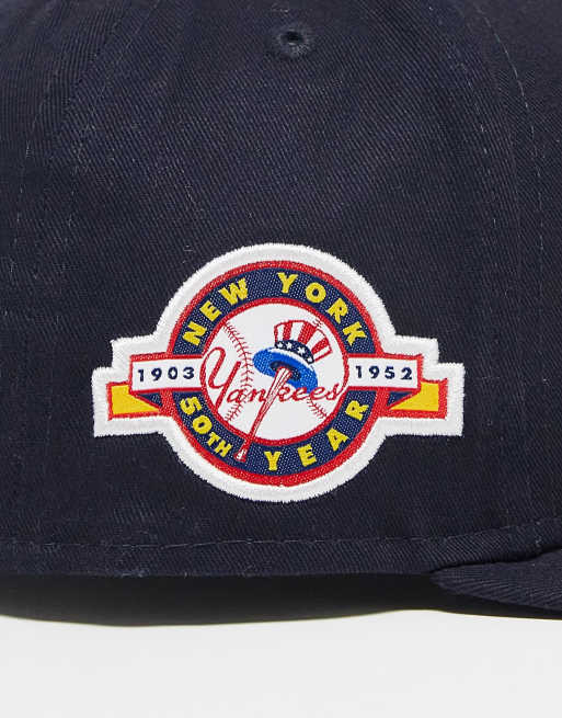 New Era – NY Yankees 9fifty – Cooperstown – Marinblå keps med märke, 4 av 4