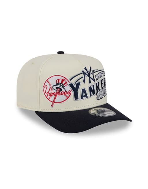 New Era NY Yankees 9fifty graphic logo cap with contrast peak in multi, 2 of 6