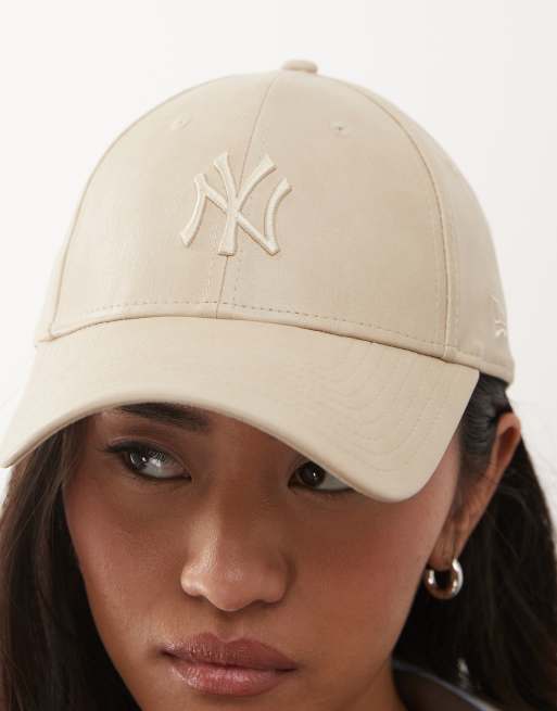 New Era – NY Yankees – 9forty – Beige keps i PU, 2 av 3