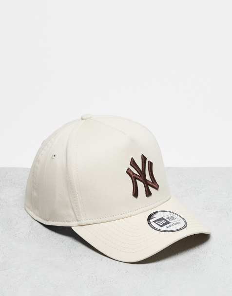 New Era NY Yankees 9forty cap in beige - view 1
