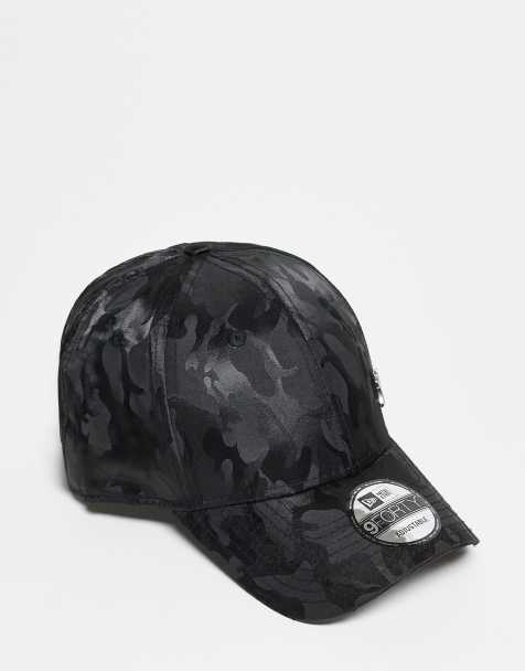 New Era NY Yankees 9Forty cap in black camo with pin badge logo - view 1