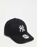 [New Era] New Era NY Yankees 9Forty cap in black One Size BLACK