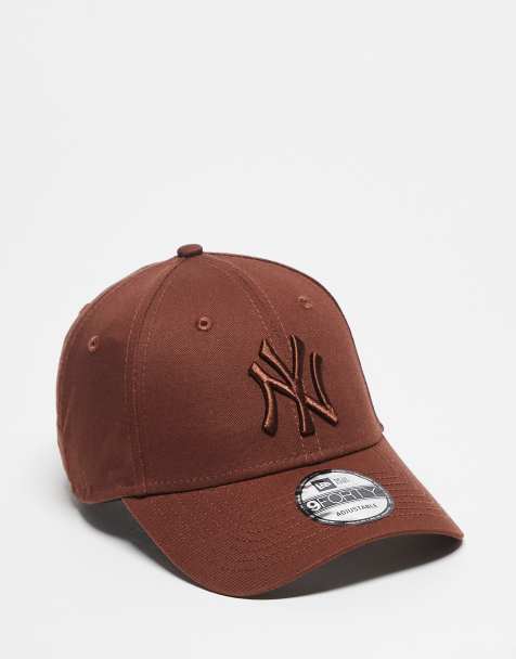 New Era NY Yankees 9forty cap in brown - view 1