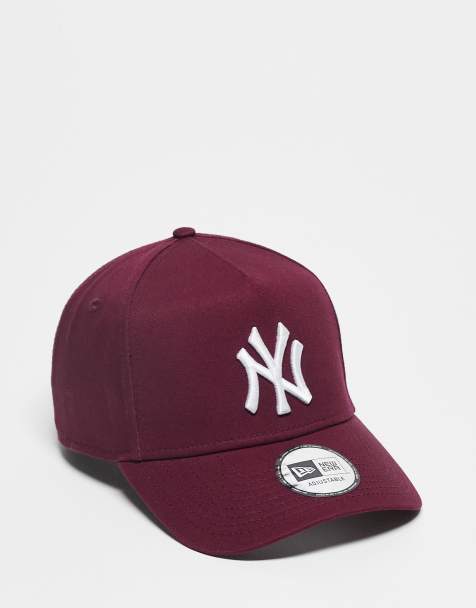 New Era NY Yankees 9Forty cap in burgundy - view 1