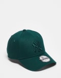 [New Era] New Era NY Yankees 9Forty cap in dark green One Size Dark green