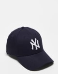 [New Era] New Era NY Yankees 9Forty cap in dark navy One Size NAVY