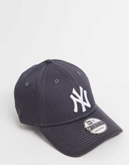 New Era NY Yankees 9forty cap in grey 