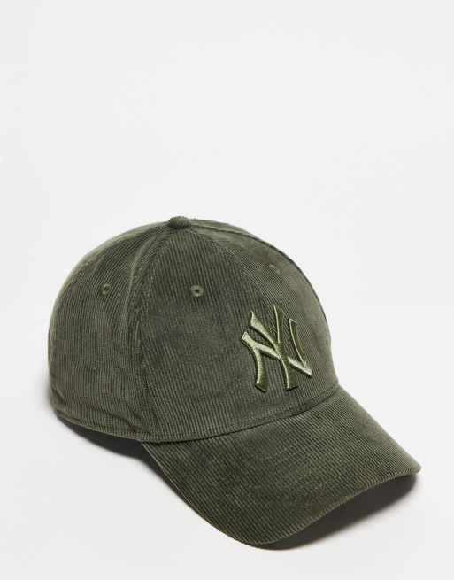 New Era - NY Yankees 9forty - Cappellino in tessuto a coste color kaki