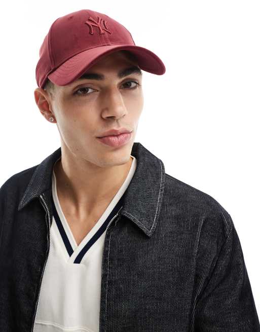 New Era - NY Yankees 9forty - Casquette en velours - Framboise , 2 de 4