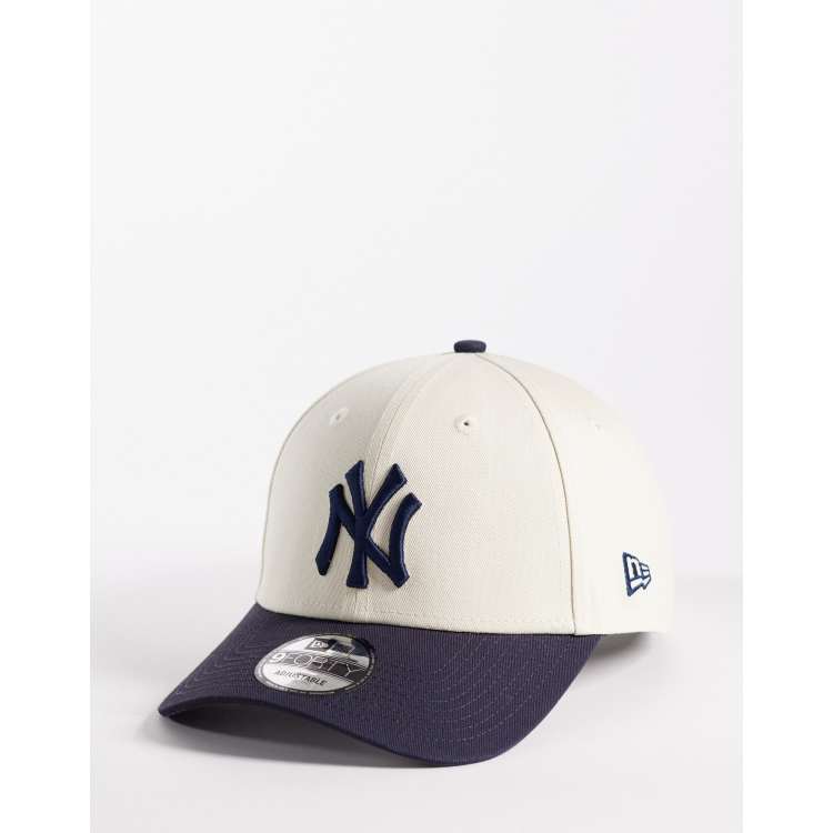 New Era NY Yankees 9forty colourblock cap with contrast peak in
