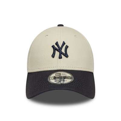 New Era New Era NY Yankees 9forty contrast peak cap in black/white-Multi