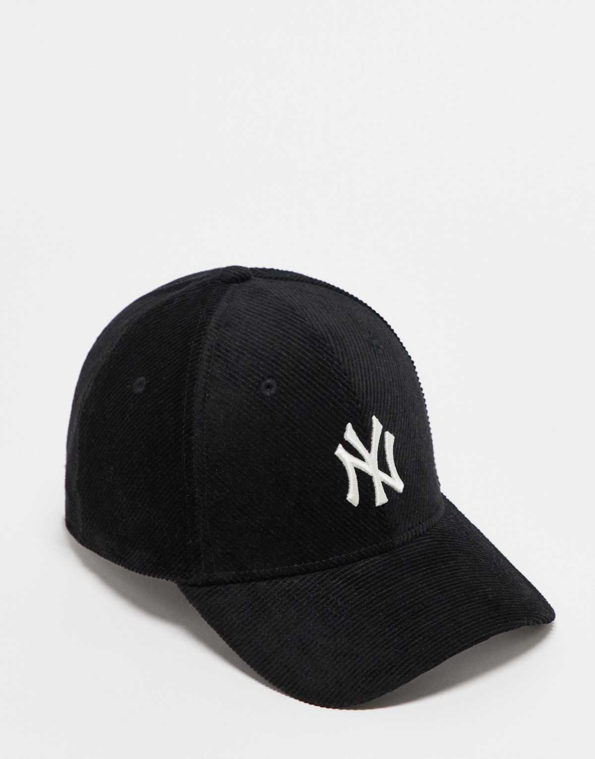 New Era NY Yankees 9forty cord cap in black