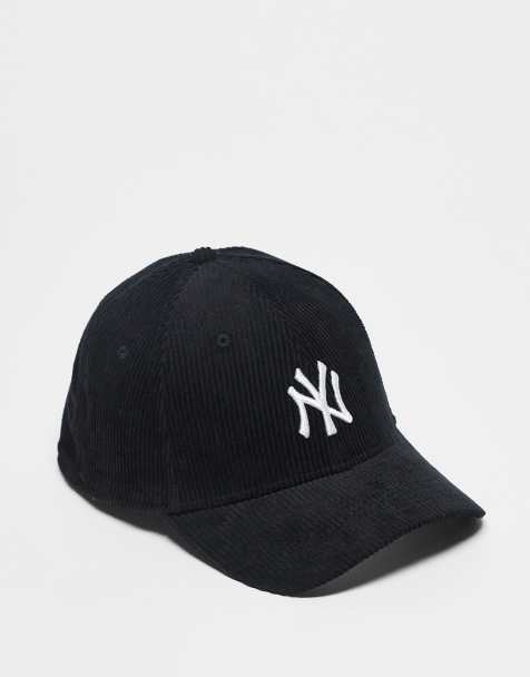 New Era NY Yankees 9forty cord cap in black - view 1