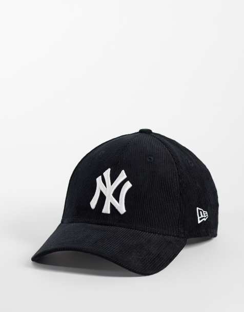 New Era NY Yankees 9Forty cord cap in black - view 1