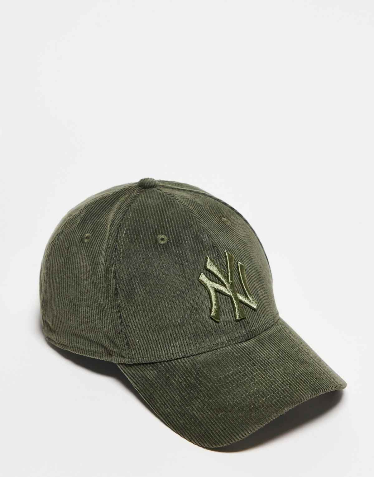New Era NY Yankees 9forty cord cap in khaki