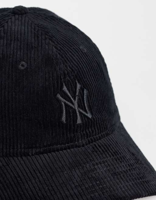 New Era NY Yankees 9forty Cord-Cap in Schwarz, 2 von 3