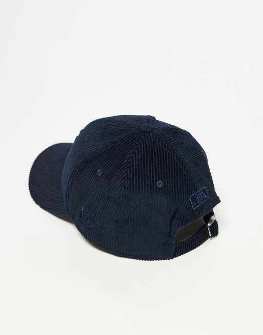 New Era NY Yankees 9forty corduroy cap in navy, 3 of 3