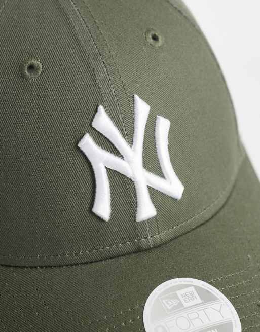 New Era – NY Yankees 9forty – Damen-Kappe in Khaki mit Logo, 3 von 3