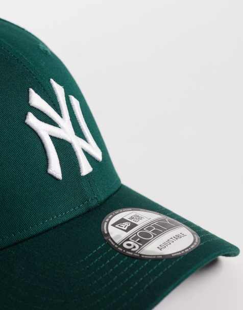 New Era NY Yankees 9forty essential cap in dark green