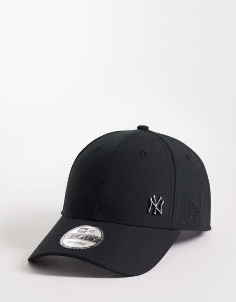 New Era NY Yankees 9forty flawless cap with metal badge in black - view 1