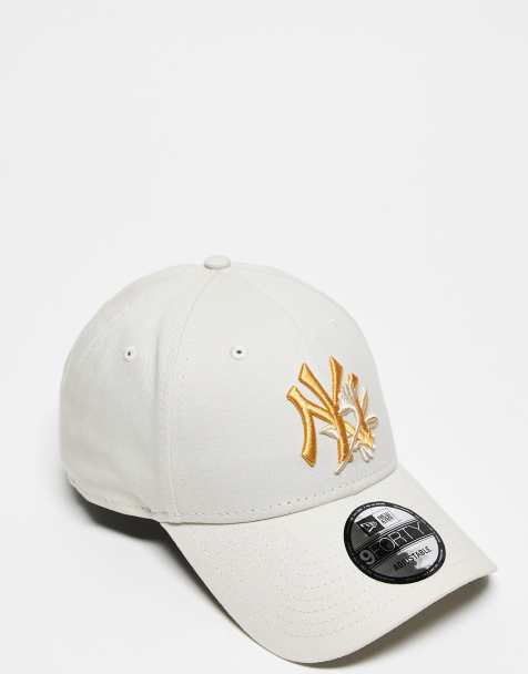 New Era - NY Yankees 9forty floral - Cappellino beige con logo - view 1