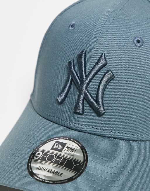 New Era – NY Yankees – 9forty – Grå keps med logga ton-i-ton, 2 av 3