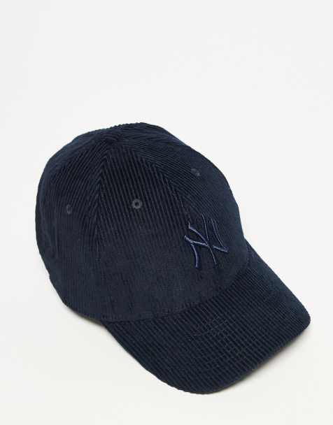 New Era – NY Yankees 9forty – Granatowa sztruksowa czapka z daszkiem - view 1