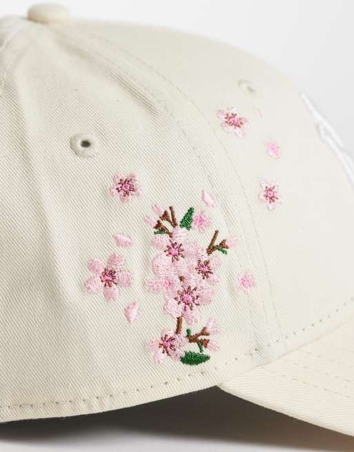New Era – NY Yankees – 9forty – Gul keps med blombroderi, 2 av 3