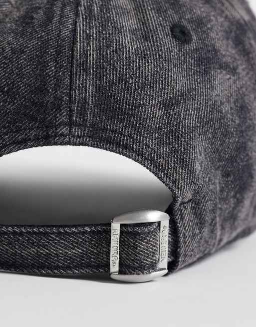 New Era – NY Yankees 9forty – Jeans-Kappe in schwarzer Acid-Waschung, 3 von 3