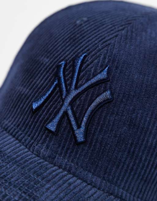 New Era – NY Yankees 9forty – Kappe aus Cord in Marineblau, 2 von 3