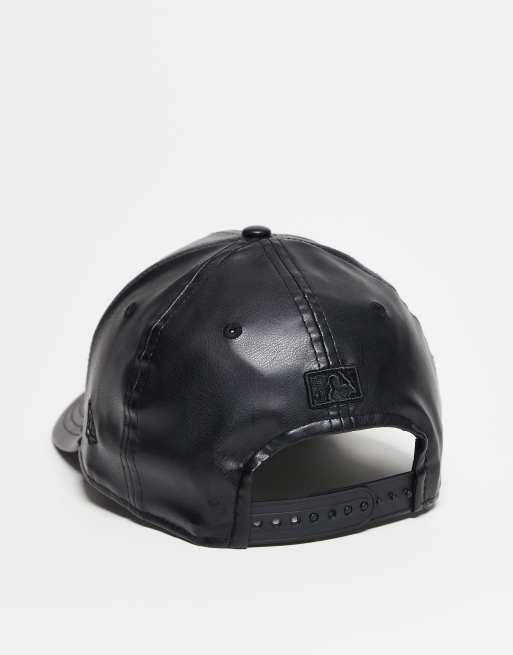 New Era – NY Yankees 9Forty – Kappe aus Kunstleder in Schwarz, 3 von 3