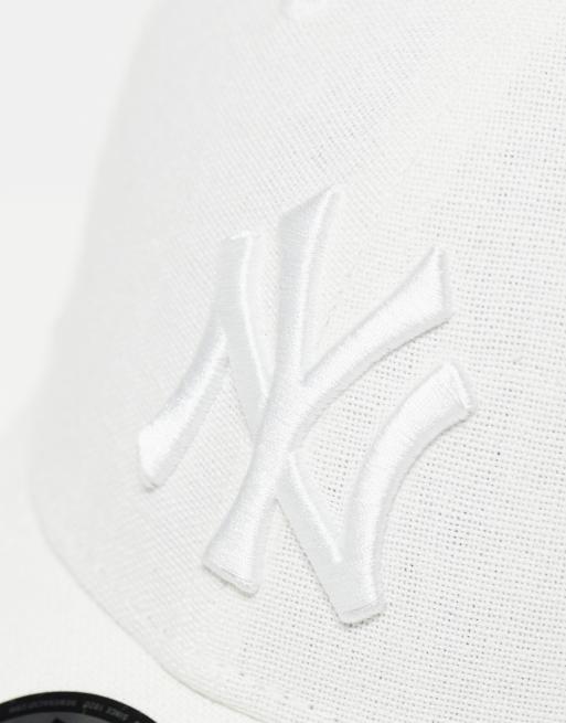 New Era – NY Yankees 9Forty – Kappe aus Leinen in Weiß , 2 von 4