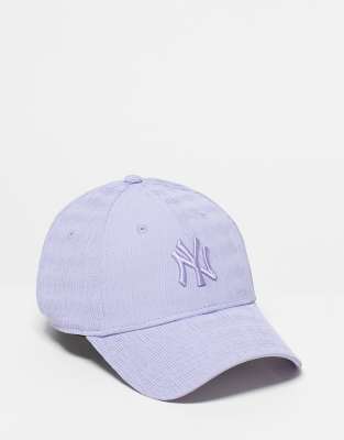 New Era - NY Yankees 9Forty - Kappe in Flieder mit Struktur-Lila