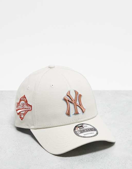 New Era – NY Yankees 9Forty – Kappe in gebrochenem Weiß