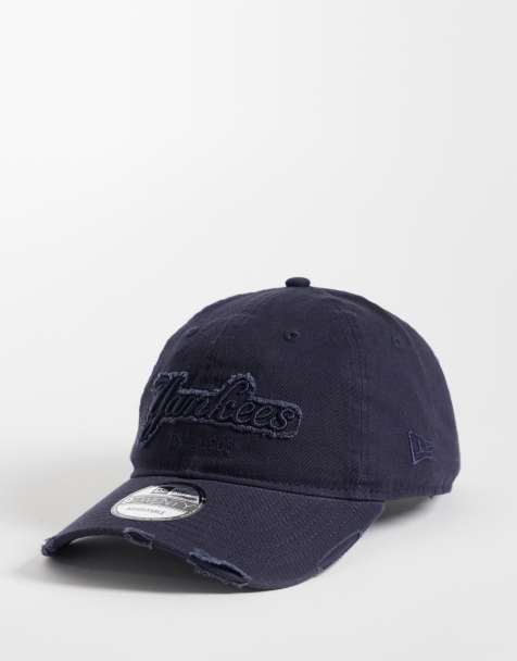 New Era – NY Yankees 9forty – Kappe in Marineblau mit Logo-Schriftzug im Used Look - view 1