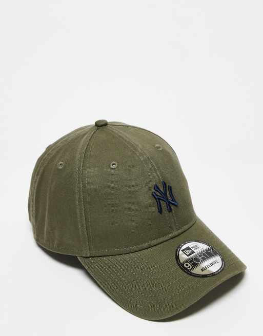 New Era – NY Yankees 9Forty – Kappe in verwaschenem Khaki mit kleinem Logo