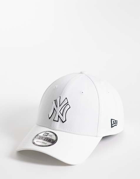 New Era – NY Yankees 9forty – Kappe in Weiß mit Kontur-Logo - view 1