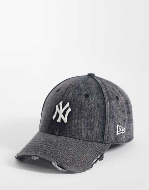 New Era - NY Yankees 9forty - Kasket i denim i sort syrevask - view 1