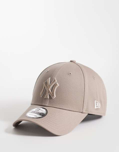 New Era - NY Yankees 9forty Outline - Cappellino beige con logo - view 1