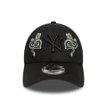 [New Era] New Era NY Yankees 9forty snake graphic cap in black One Size BLACK