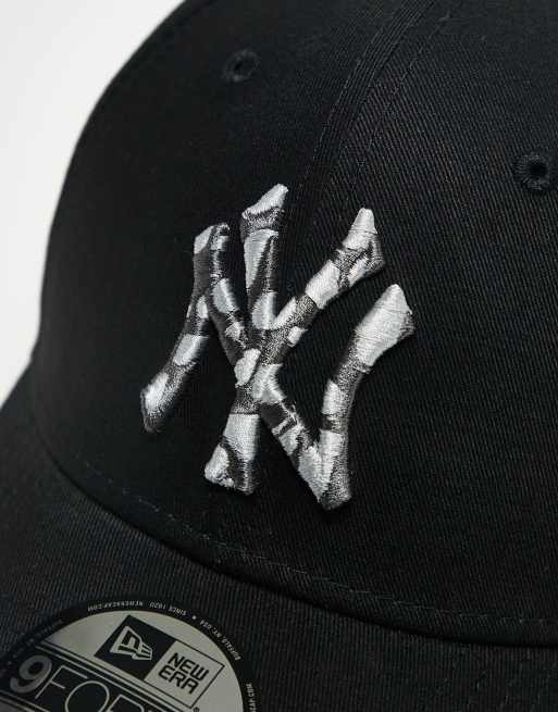New Era - NY Yankees 9forty - Sort kasket med camouflagelogo, 2 af 3