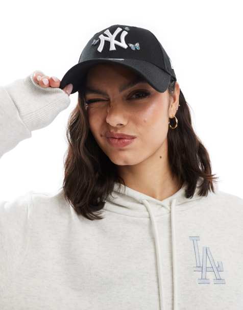 New Era - NY Yankees 9forty - Sort kasket med logobrodering - view 1