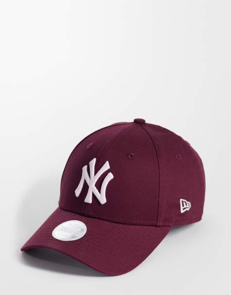 New Era – NY Yankees 9forty – Vinröd keps med logga - view 1