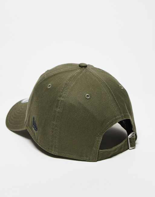 [New Era]★9FORTY MLB WASHED MINI LOGO BALL CAP New York Yankees Mini Logo Washed Cream 9TWENTY Adjustable