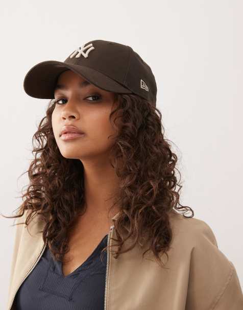 New Era NY Yankees 9forty womens cap in brown - view 1