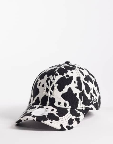 New Era NY Yankees 9forty women's cow print cap in multi - view 1